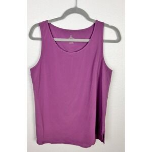 Ascend Womens Tank Top Purple Athletic Sz Medium M